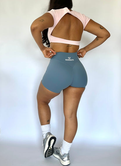 SHORTS SUAVES TIRO ALTO