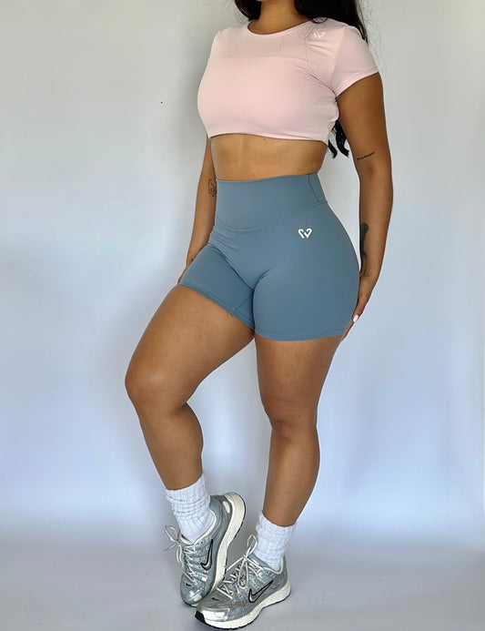 SHORTS SUAVES TIRO ALTO