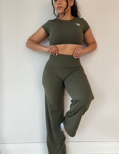 LEGGINGS PIERNA RECTA TIRO ALTO